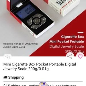 Marlboro box jewelry scale
